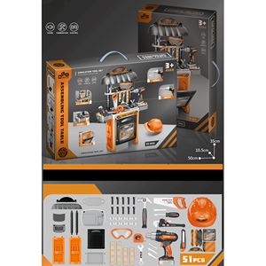 Juego de <span class=keywords><strong>Herramientas</strong></span> de Simulación, Juguetes de Construcción, <span class=keywords><strong>Herramientas</strong></span> de Trabajo, Taladro Eléctrico Educativo, Juego de Imitación, Herramienta de Bricolaje, Juguete para Niños - Product Image 2