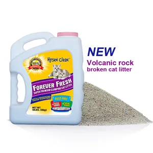 Nouveau corps de recrutement 8KG tambour roche volcanique désodorisation efficace litière de chat en Bentonite écrasée sable