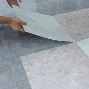 Piastrelle autoadesive impermeabili in marmo per adesivi per pavimenti piastrelle per pavimenti a buccia e Stick pavimenti in vinile di marmo