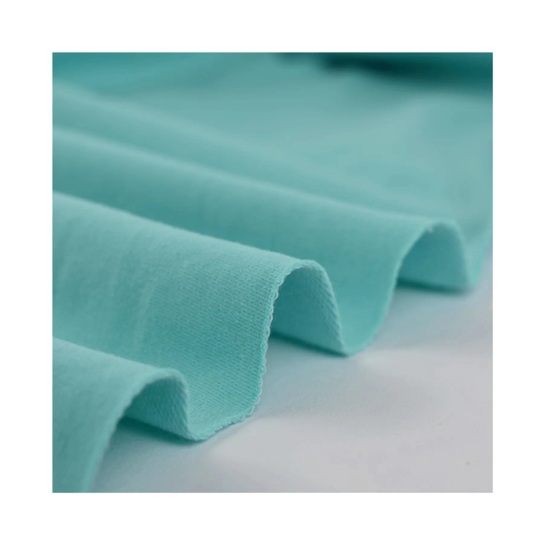 Ambientalmente amigável e saudável tecido camisola de algodão fino contendo 95 algodão 5 spandex para utilidades domésticas vestuário