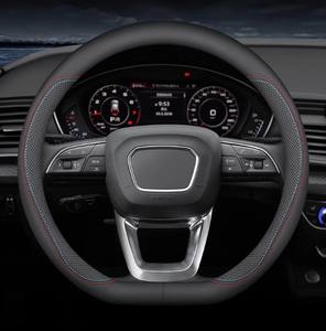 Coprivolante in pelle ultrasottile a forma di D antiscivolo per tutta la stagione traspirante traspirante universale per <span class=keywords><strong>auto</strong></span> <span class=keywords><strong>da</strong></span> uomo <span class=keywords><strong>donna</strong></span> - Product Image 6
