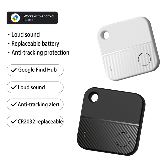 Smart GPS Tracker with Find My Function for Elderly IOS Compatible Real-Time Tracking Device for Phones Wallets Keys & Luggage