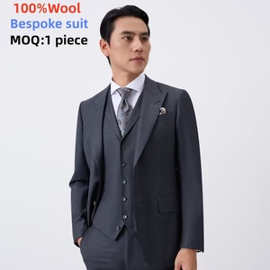 <span class=keywords><strong>Traje</strong></span> de Lana para <span class=keywords><strong>Hombre</strong></span> MTM, Tela Italiana VBC, <span class=keywords><strong>Traje</strong></span> de Media Forja, Chaqueta y Pantalón 100% Lana de Alta Calidad para <span class=keywords><strong>Hombre</strong></span>, Trajes de Alta Gama Personalizados - Product Image 1
