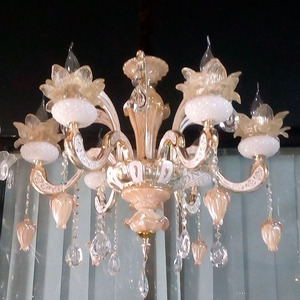 European Vintage Hotel Pendant <b>Lighting</b> Led Art Classic Dining Crystal Italian Chandeliers Ceiling Modern - Product Image 5