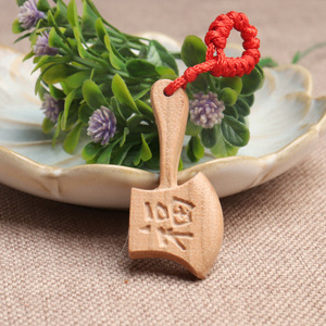 Broches en bois de pêche avec cordon rouge, mini-broches DIY, accessoires pour bébés, cadeau, décoration intérieure, bijoux pour enfants, origine Shandong - Product Image 4