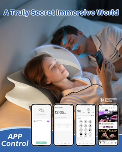 Oreiller de sommeil intelligent rechargeable portable à respiration bionique, contrôlé par application, 32 bruits blancs, pour la maison, vente chaude - Product Image 6