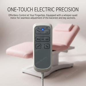 <span class=keywords><strong>Lit</strong></span> <span class=keywords><strong>de</strong></span> Luxe <span class=keywords><strong>Rose</strong></span> Ergonomique Incurvé Électrique pour Extensions <span class=keywords><strong>de</strong></span> Cils, <span class=keywords><strong>Lit</strong></span> <span class=keywords><strong>de</strong></span> Spa Inclinable pour Salon <span class=keywords><strong>de</strong></span> Beauté - Product Image 3