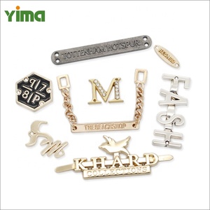 Etichette Metalliche Personalizzate 3D Incise per Scarpe e Borse, Targhette con Lettere, Etichette Metalliche con <span class=keywords><strong>Nome</strong></span>, Logo in Metallo per Borse e Borsette - Product Image 5