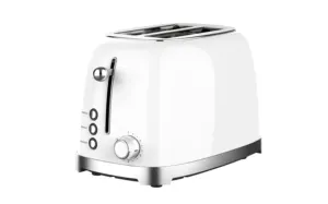 Custom Logo 2 Slice Toaster Retro Home Appliances Automatic Pop Up Bread Toaster Stainless Steel Electric Toaster