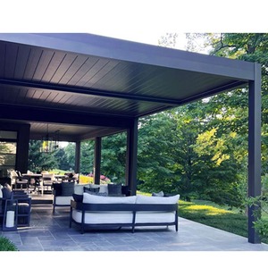 Di lusso moderno all'aperto <span class=keywords><strong>Pergola</strong></span> sistema impermeabile in metallo giardino personalizzato <span class=keywords><strong>Pergola</strong></span> in alluminio motorizzato - Product Image 1