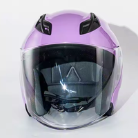 Casque rétro quatre saisons pour hommes et femmes, demi-casque trois-quarts, pièces pour moto électrique et vélo électrique