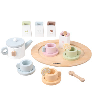 <strong>Woden</strong> Children Furniture Infantil Pretend Play Tea Set <strong>Kitchen</strong> Play Set Kids Toys for Girls <strong>Kitchen</strong> Set - Product Image 1
