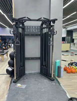 Solución Integral de Equipos de Gimnasio Comercial SK: Máquina de Cable Funcional Premium con Carga de Placas y Pines