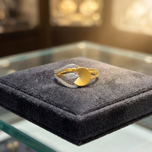 Elegant luxury gold diamond <b>ring</b> <b>for</b> <b>men</b> with bold square design statement jewelry perfect <b>for</b> weddings parties and gifts - Product Image 3