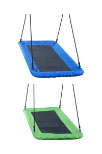 Columpio de Plataforma de Plástico Resistente con Correas para Colgar en Árboles CZFIT, Columpio de Jardín para Niños, Carga Máxima 100-500 kg, Seguro - Product Image 3