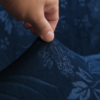 Nouvelle Housse de Canapé Universelle Élastique Entièrement Couvrante en Velours Cristal Épaissi Lavable, Jacquard Luxe Léger