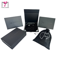 Boîte en carton fantaisie MUYANG UV avec finition mate, ensemble unique pour parfum, bougie, portefeuille, autocollant, emballage en feuille avec logo personnalisé