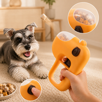 Jouet interactif moderne en plastique pour chien, lanceur de friandises, distributeur d'entraînement pour animaux de compagnie, pour chats et chiens, vente en gros