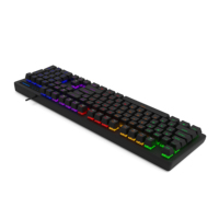 Haute qualité SUNROSE JK130 filaire USB clavier mécanique de jeu 104 touches Anti-fantôme rvb rétro-éclairé programmable pleine