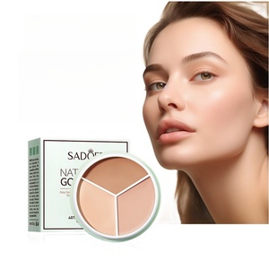 Paleta de <span class=keywords><strong>corrector</strong></span> de 3 colores de etiqueta privada <span class=keywords><strong>Corrector</strong></span> de color de larga duración a prueba de agua <span class=keywords><strong>para</strong></span> <span class=keywords><strong>ojeras</strong></span> Crema 3 en 1 - Product Image 3