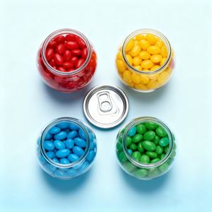 Mini-bouteilles de 200 ml en PET transparent de qualité alimentaire avec couvercle en aluminium à anneau de traction pour sodas, whisky, bières et boissons énergisantes - Product Image 2