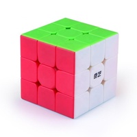 Cubo Mágico Promocional, Rompecabezas para Aliviar el Estrés, Cubo 3D Educativo para Niños, Cubo Mágico Qiyi de Tres Niveles