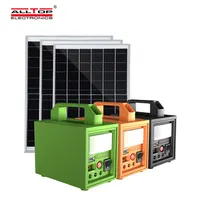 ALLTOP New Design Tragbares Off-Grid-Haus 20W 40W 60W Solarstrom system mit Glühbirne