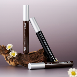 Crème de couverture rapide pour cheveux gris AVCA, brun foncé, retouche instantanée des racines, cache-racines temporaire, coloration capillaire 7g - Product Image 1