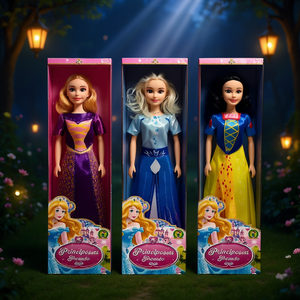 Poupée Princesse Enchantée 58 cm avec robe et accessoires pour filles - Product Image 1