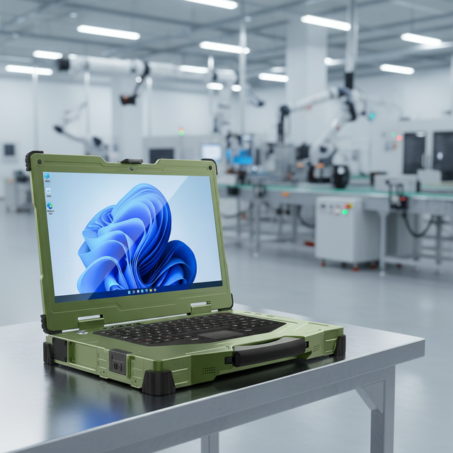 15.6 Industrial Laptop Intel Core I7 Rugged Notebook Computer for Application Equipment