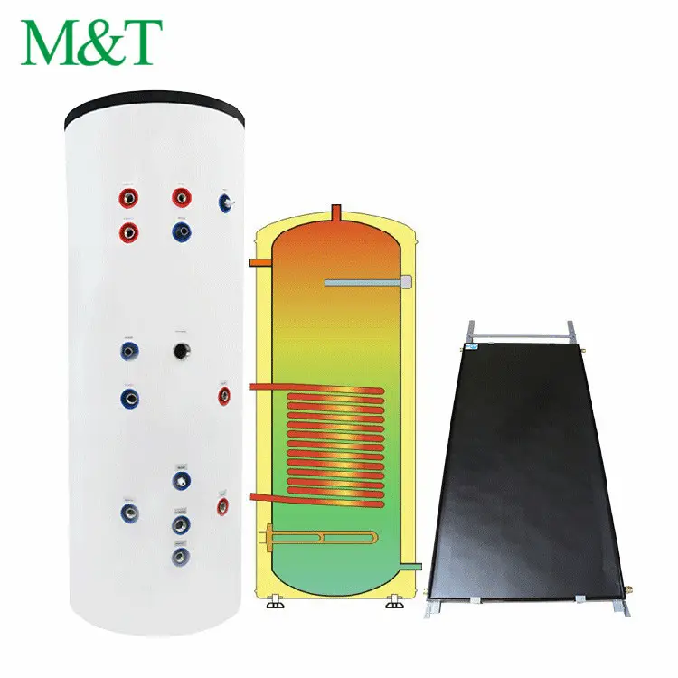 Chaudière solaire Geyser, 300 litres, haute efficacité, tout en acier inoxydable, chaudière solaire