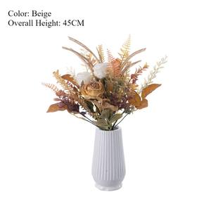 باقة زفاف صغيرة مصنوعة يدويًا عالية الجودة مصنوعة يدويًا من Han <span class=keywords><strong>Indium</strong></span> وhan <span class=keywords><strong>Indium</strong></span> وتزيين جدران عيد الأم - Product Image 5