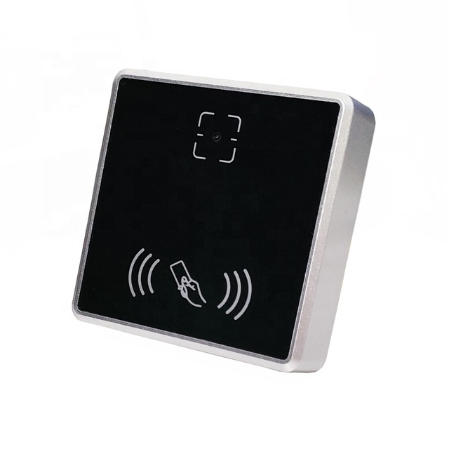 Fixed Mount NFC 13.56MHz RFID Reader 1D Bar Code 2D Datamatrix QR Code Scanner With RS485 RS232 USB Wiegand for Door Lock