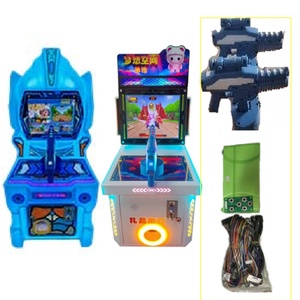 Ocean Robot Themed Metal <b>Arcade</b> <b>Game</b> <b>Machine</b> Accessory Set with Dual Controllers Shooting Guns 110/220V for Children's Amusement - Product Image 3
