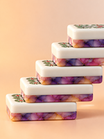 Jeu de tuiles de mahjong américain en acrylique à motif de coquille d'ormeau de luxe, 4 joueurs, tuiles personnalisées gravées à la main et peintes