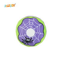 Jouet en peluche souple et grinçant pour chien, design donut sur le thème d'Halloween, personnalisé par le fabricant Famipet