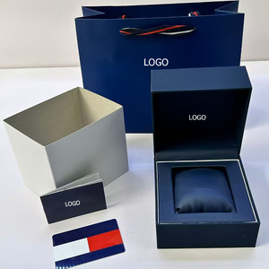Boîte à montre personnalisée pour homme, boîte de présentation de montre avec logo personnalisé, emballage de présentation personnalisé pour marques de montres - Product Image 1