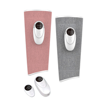 Appareil de massage des jambes à pression d'air électrique portable avec télécommande sans fil, chaleur et compression, DC 5V