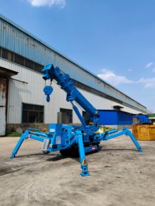 Hot bán 1ton ngoài trời tất cả các địa hình Crawler thủy lực Spider Crane điều khiển từ xa hiệu suất cao Spider Crane - Product Image 2