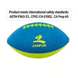 Balones de Fútbol de Espuma de PU Suave Personalizados ZANFUN, Balón de Rugby Deportivo Pequeñ<span class=keywords><strong>o</strong></span> y Fácil de Agarrar para Niños y Bebés - Product Image 6