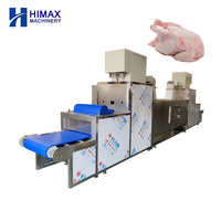 Horno de microondas continuo de túnel de escala industrial multifunción horno de secado de microondas tipo cinta transportadora