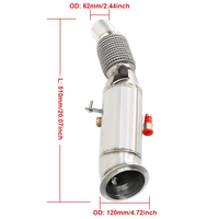 SYPES voiture tuyau de descente pour bmw N20 F30 320i 328 F32 F33 420i 428i F20 F21 128i F22 220i 228 tuyau d'échappement usine personnalisé de haute qualité