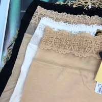 Venta al por mayor Señoras Hip-lifting Bragas Leggings Seamless Smooth Slip Cintura alta Ice Silk Seguridad Pantalones cortos para debajo de los vestidos