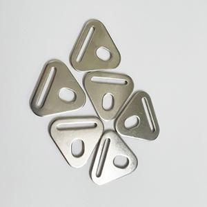 Boucles triangulaires en acier inoxydable pour points de tension de tente, pièces triangulaires renforcées pour poteaux de support de tente - Product Image 5
