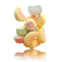 Groothandel Zoete Gefreeze-droogde Marshmallow Fruitige Internetberoemdheid Gummy Candy 1kg Zak Meerdere Kleuren