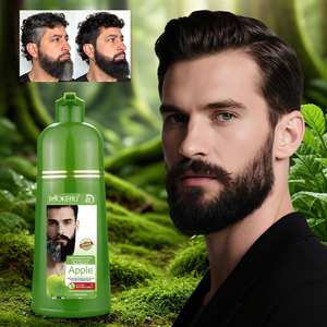 Nuovo commercio all'ingrosso naturale sapore di mela <span class=keywords><strong>barba</strong></span> colorante Shampoo ad azione rapida per <span class=keywords><strong>capelli</strong></span> colore crema in Volume 500ml per la <span class=keywords><strong>barba</strong></span> <span class=keywords><strong>e</strong></span> la colorazione dei <span class=keywords><strong>capelli</strong></span> - Product Image 2