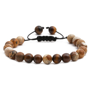 <span class=keywords><strong>Bracelet</strong></span> extensible en pierre naturelle fait main, yoga, méditation, cristal de guérison, <span class=keywords><strong>macramé</strong></span>, bohème, <span class=keywords><strong>bracelet</strong></span> d'amitié - Product Image 1