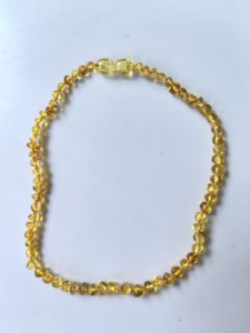 <span class=keywords><strong>Collana</strong></span> per Neonati in <span class=keywords><strong>Ambra</strong></span> con Miele <span class=keywords><strong>e</strong></span> Cognac, <span class=keywords><strong>Collana</strong></span> all'Ingrosso di Perle di <span class=keywords><strong>Ambra</strong></span> Naturale per Neonati, 33cm - Product Image 4