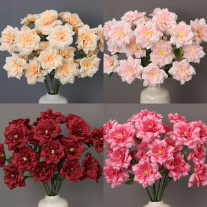 Fleurs de pivoine artificielles en soie, décorations de mariage, accessoires d'intérieur et d'extérieur durables - Product Image 3