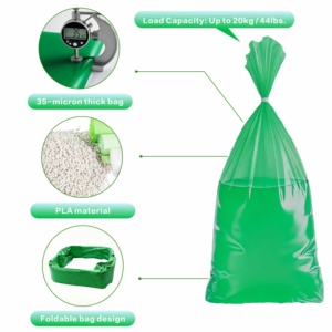 Factory Direct Portable Toilet Liner Bags OEM ODM Custom Size Thickness Disposable <b>Camping</b> RV Toilet Bags - Product Image 2